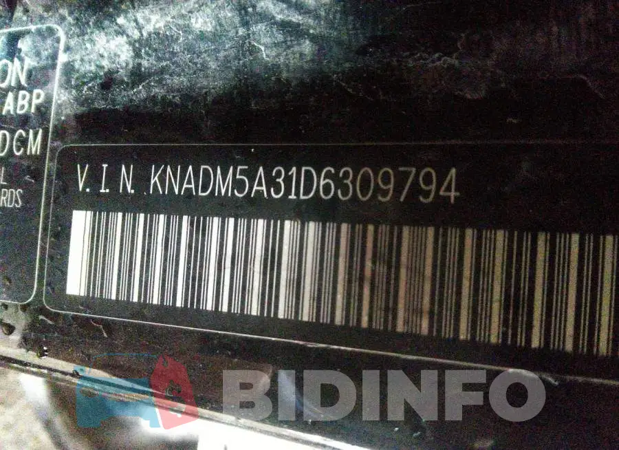 KNADM5A31D6309794 Photo# 9