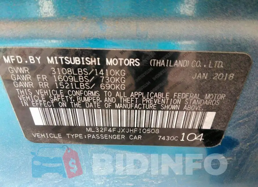 ML32F4FJXJHF10508 Photo# 9