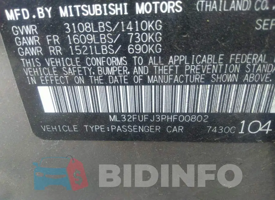 ML32FUFJ3PHF00802 Photo# 9