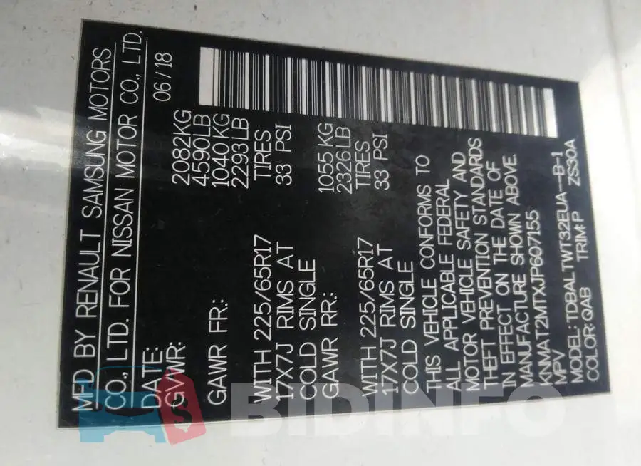 KNMAT2MTXJP607155 Photo# 9