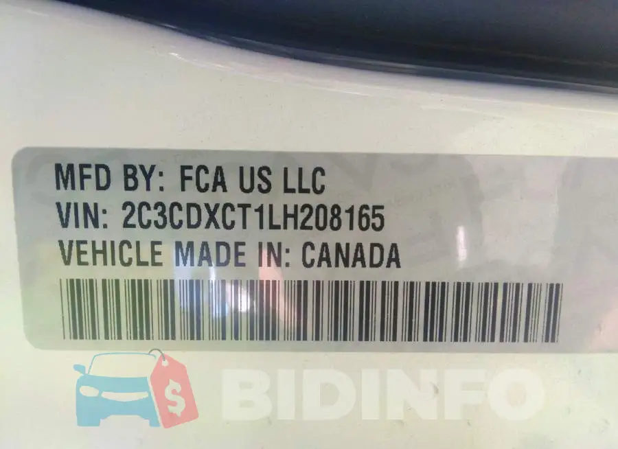2C3CDXCT1LH208165 Photo# 9