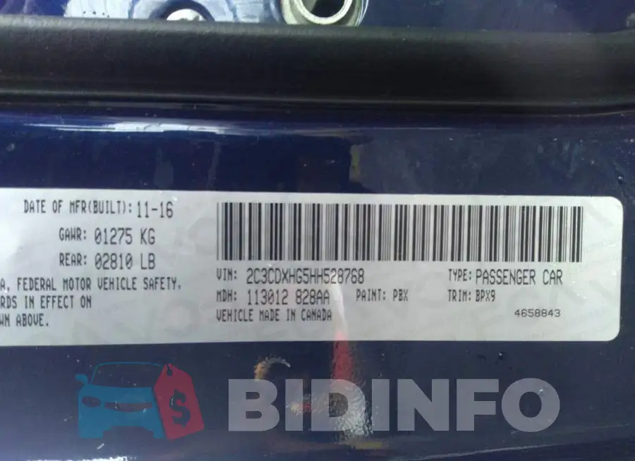 2C3CDXHG5HH528768 Photo# 9