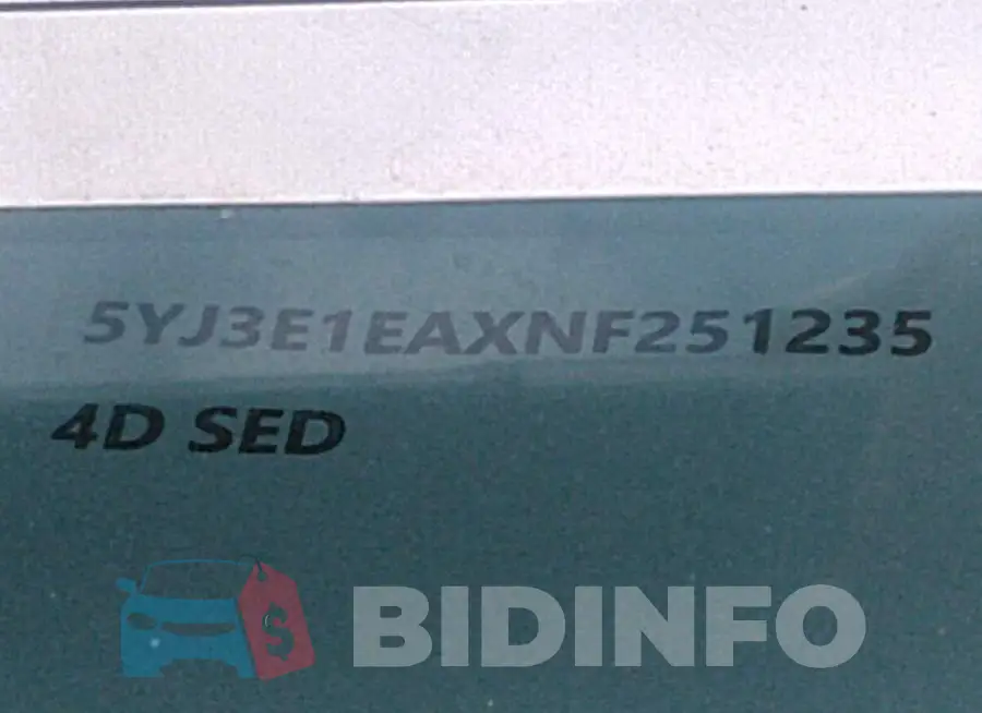 5YJ3E1EAXNF251235 Photo# 9