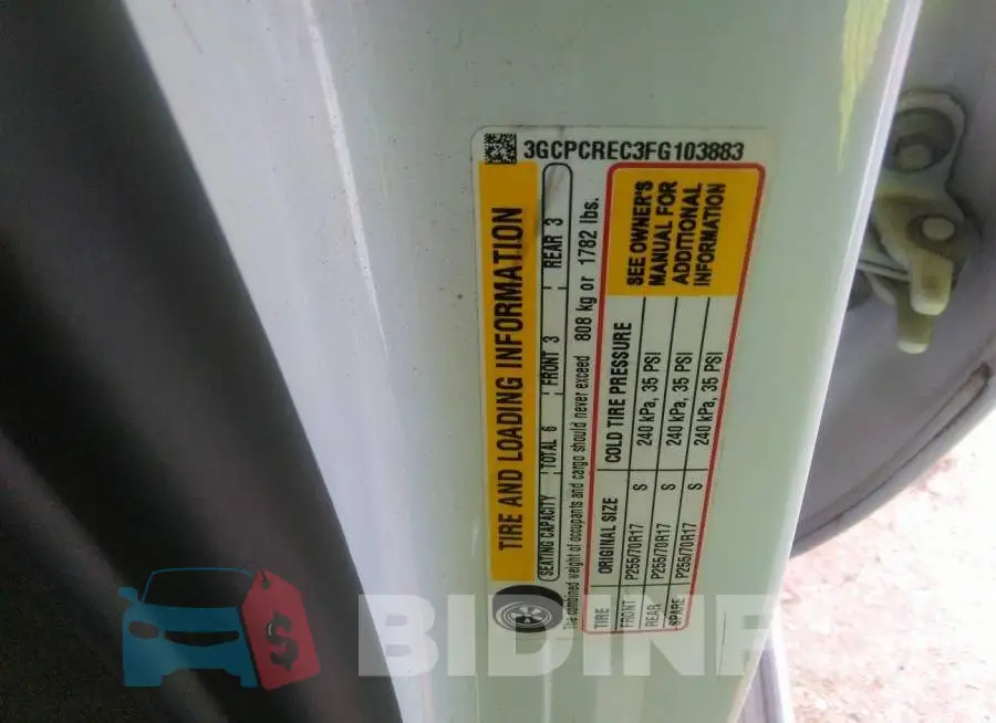 3GCPCREC3FG103883 Photo# 9