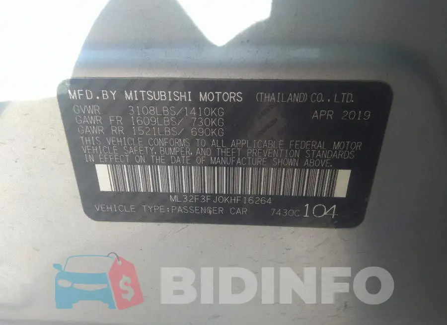 ML32F3FJ0KHF16264 Photo# 9
