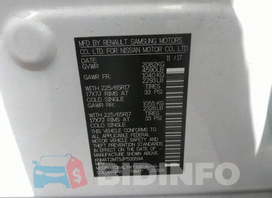 KNMAT2MT5JP533594 Photo# 9