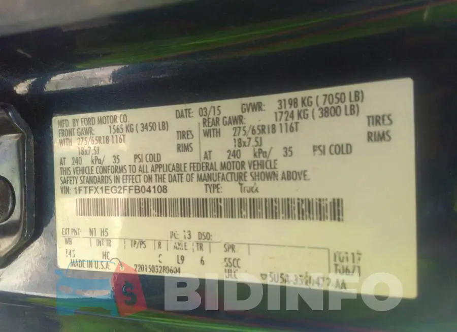 1FTFX1EG2FFB04108 Photo# 9