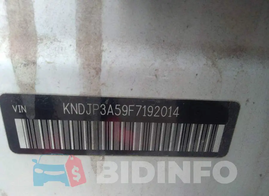 KNDJP3A59F7192014 Photo# 9