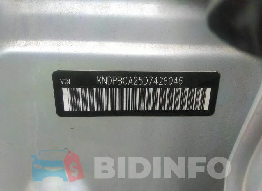 KNDPBCA25D7426046 Photo# 9