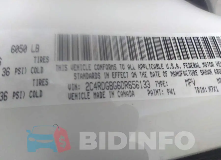 2C4RDGBG6DR656133 Photo# 9