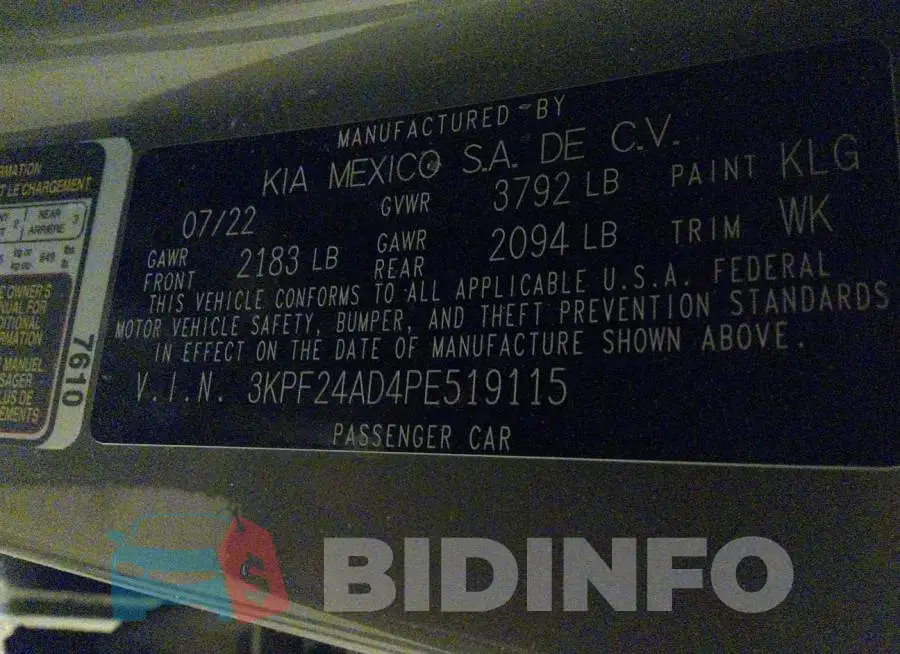 3KPF24AD4PE519115 Photo# 9