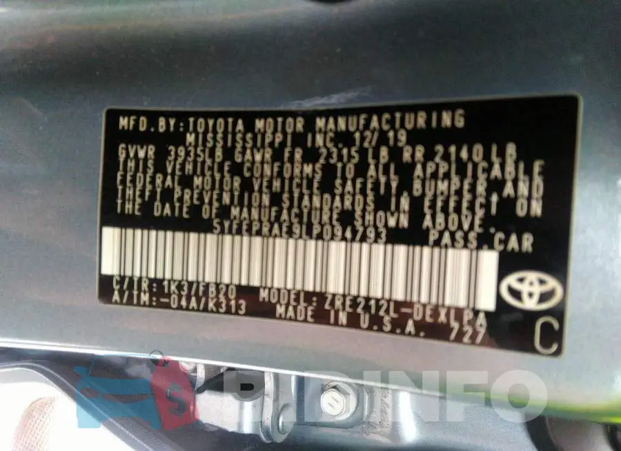 5YFEPRAE9LP094793 Photo# 9
