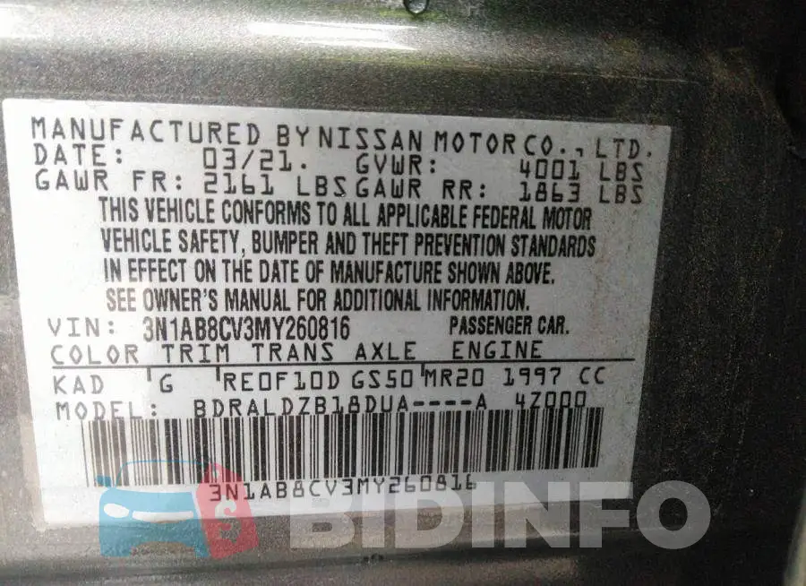 3N1AB8CV3MY260816 Photo# 9