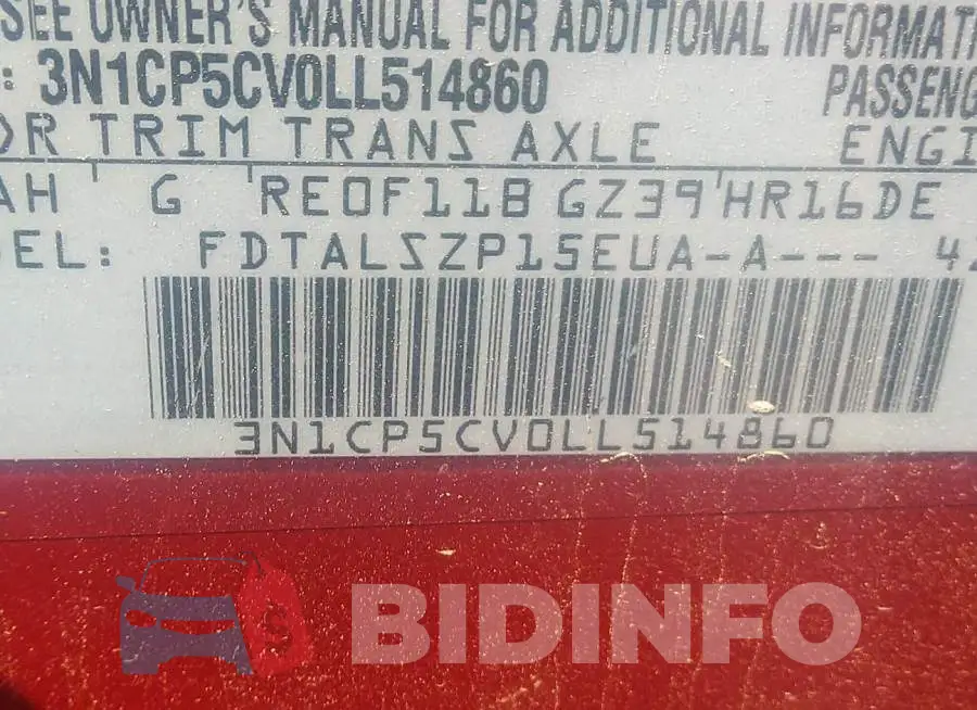 3N1CP5CV0LL514860 Photo# 9
