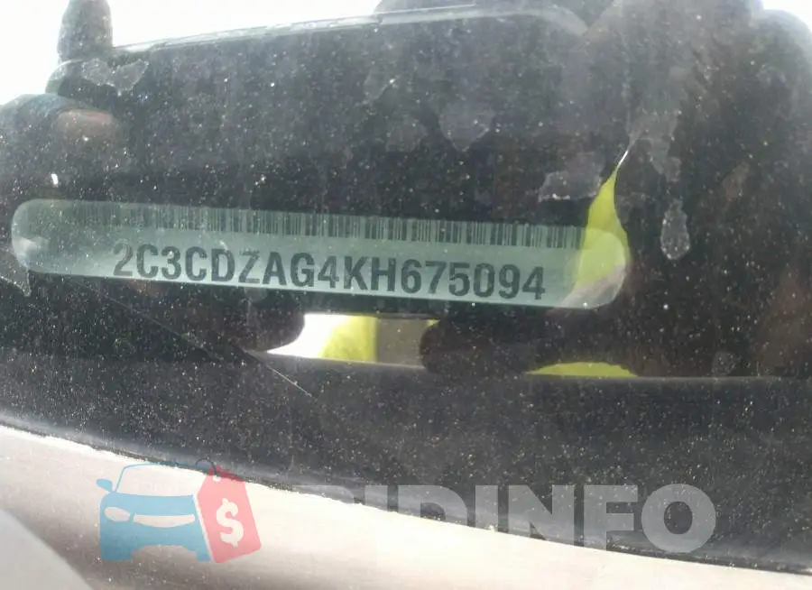 2C3CDZAG4KH675094 Photo# 9