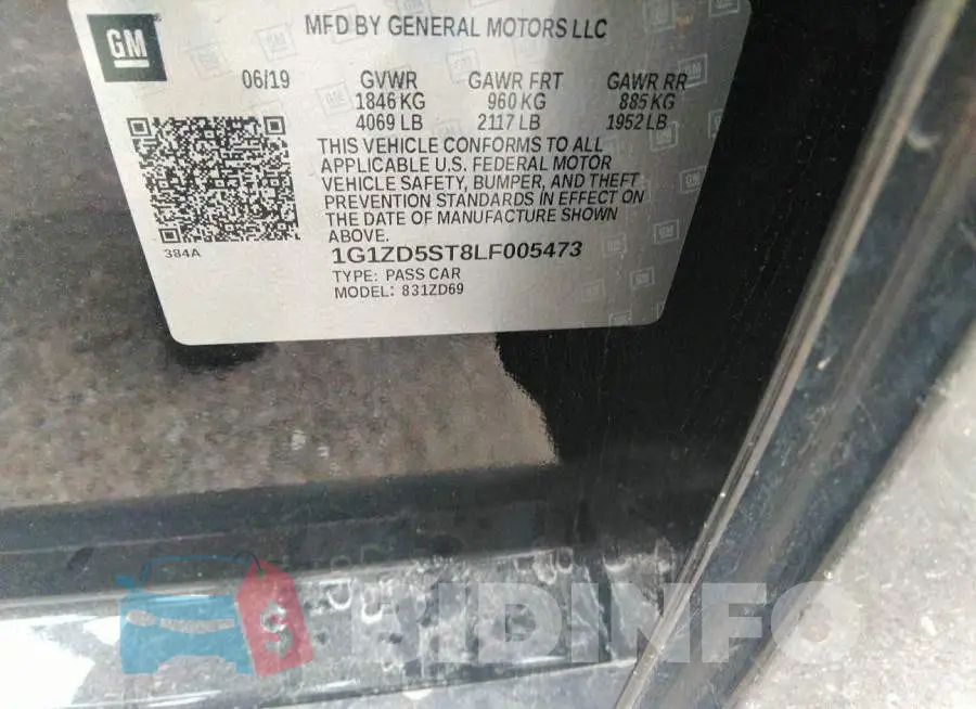 1G1ZD5ST8LF005473 Photo# 9