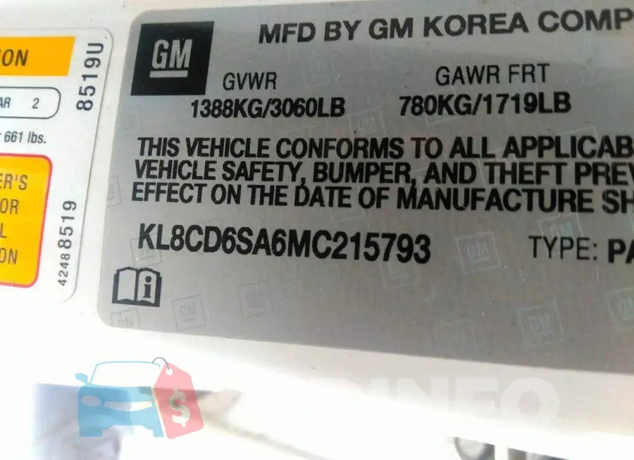 KL8CD6SA6MC215793 Photo# 9