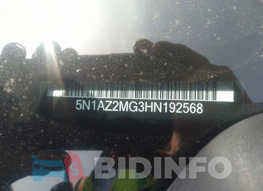 5N1AZ2MG3HN192568 Photo# 9