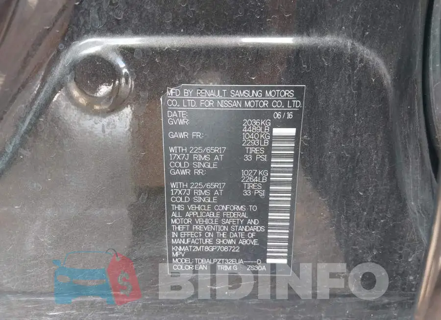 KNMAT2MT8GP708722 Photo# 9