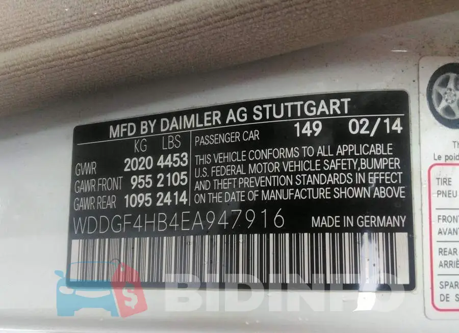 WDDGF4HB4EA947916 Photo# 9