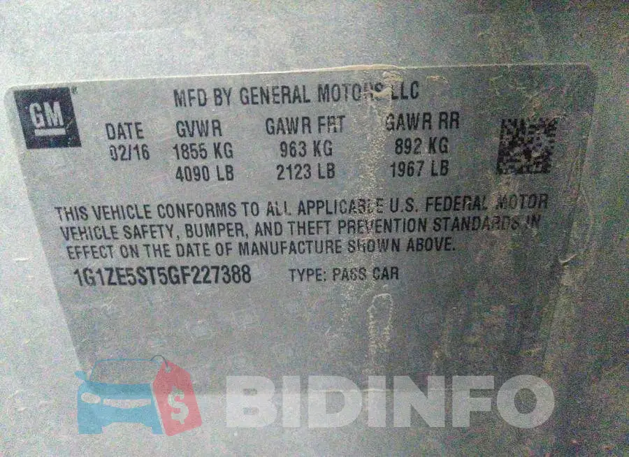 1G1ZE5ST5GF227388 Photo# 9