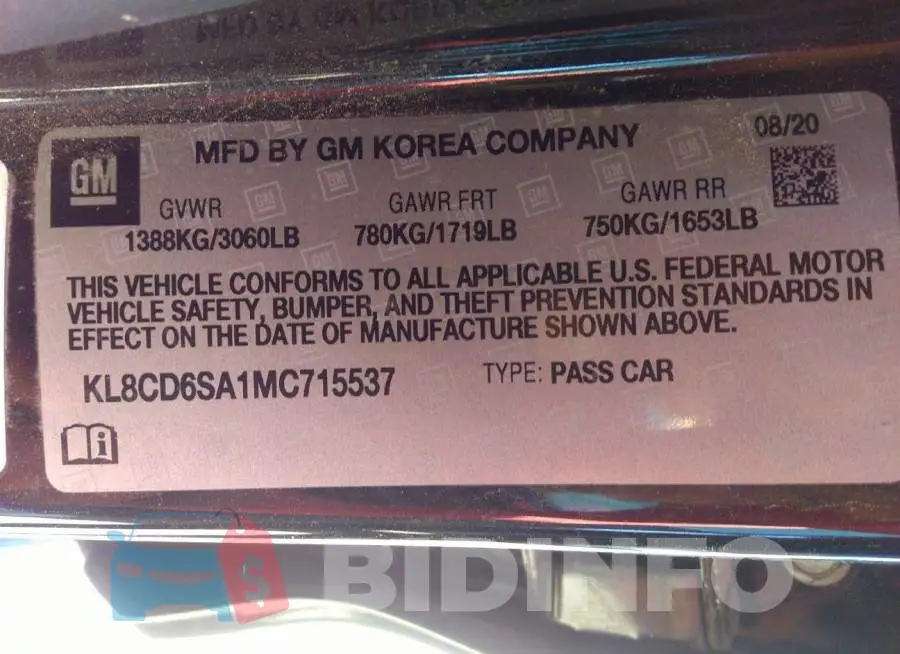 KL8CD6SA1MC715537 Photo# 9