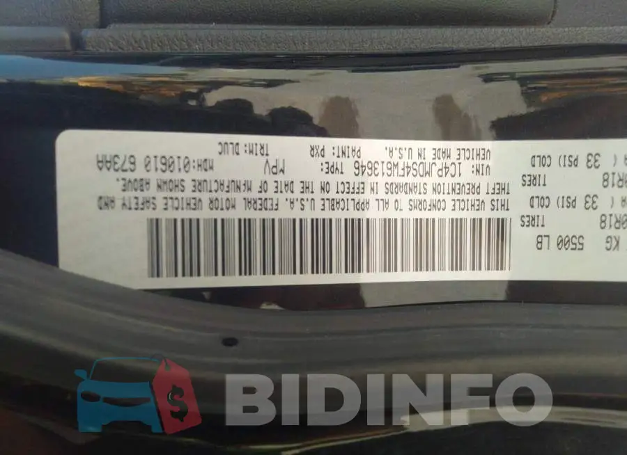 1C4PJMDS4FW613646 Photo# 9