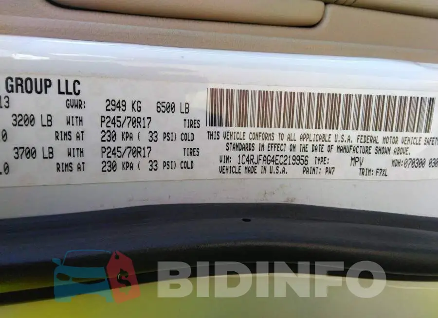 1C4RJFAG4EC219956 Photo# 9