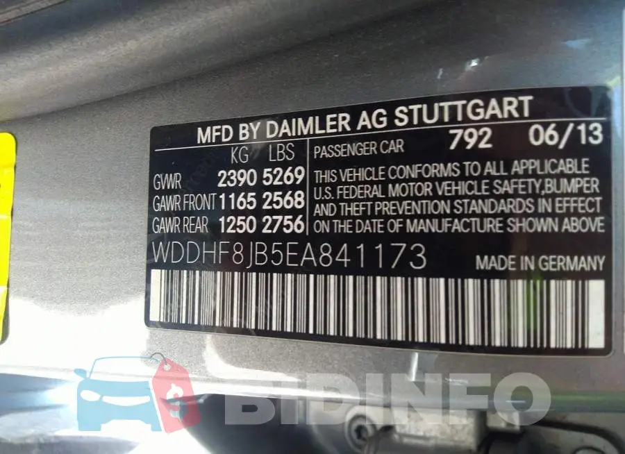 WDDHF8JB5EA841173 Photo# 9