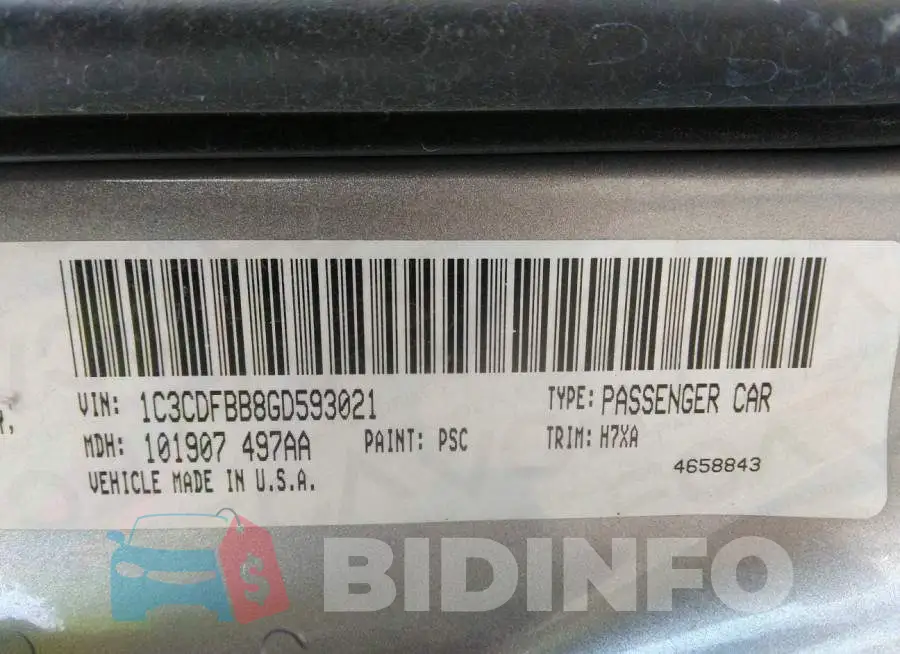 1C3CDFBB8GD593021 Photo# 9