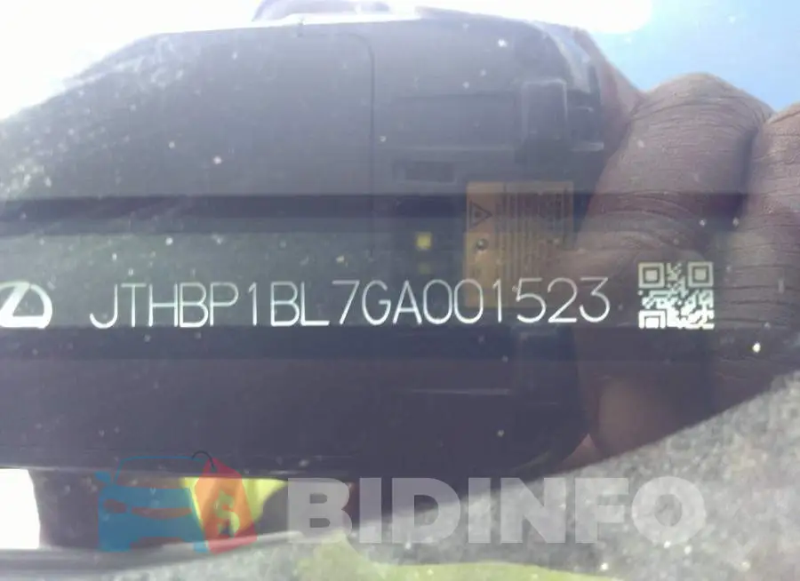 JTHBP1BL7GA001523 Photo# 9