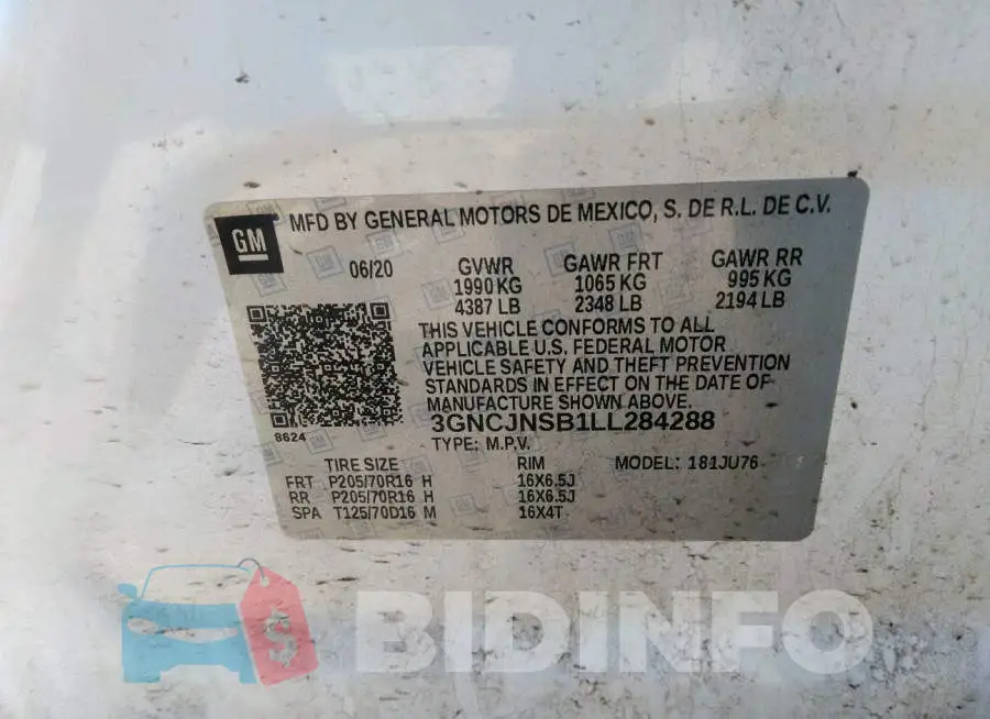 3GNCJNSB1LL284288 Photo# 9
