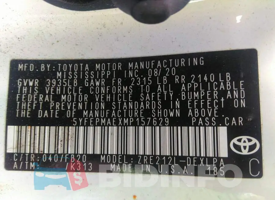 5YFEPMAEXMP157629 Photo# 9