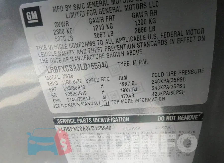 LRBFXCSA3LD165940 Photo# 9