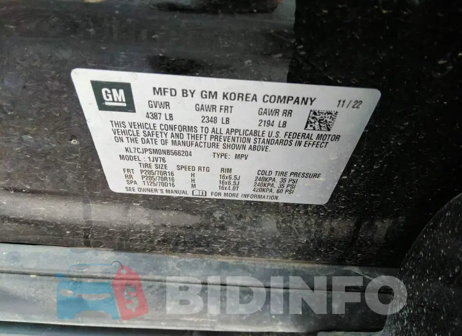 KL7CJPSM0NB566204 Photo# 9