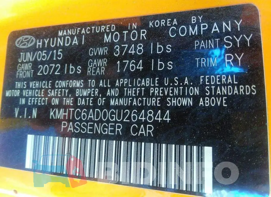 KMHTC6AD0GU264844 Photo# 9