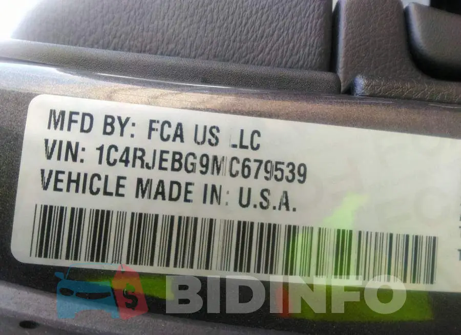 1C4RJEBG9MC679539 Photo# 9