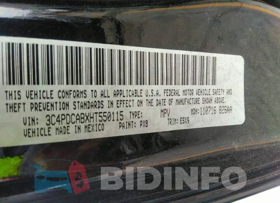 3C4PDCABXHT550115 Photo# 9