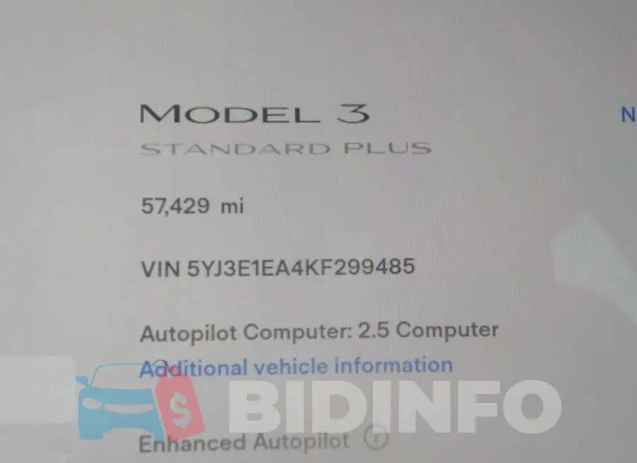 5YJ3E1EA4KF299485 Photo# 7