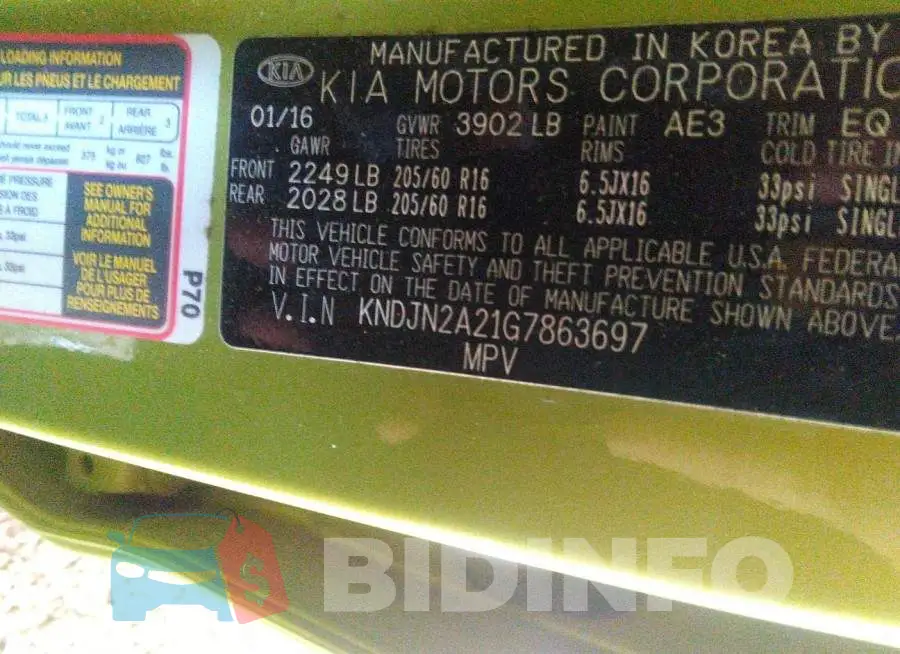 KNDJN2A21G7863697 Photo# 9