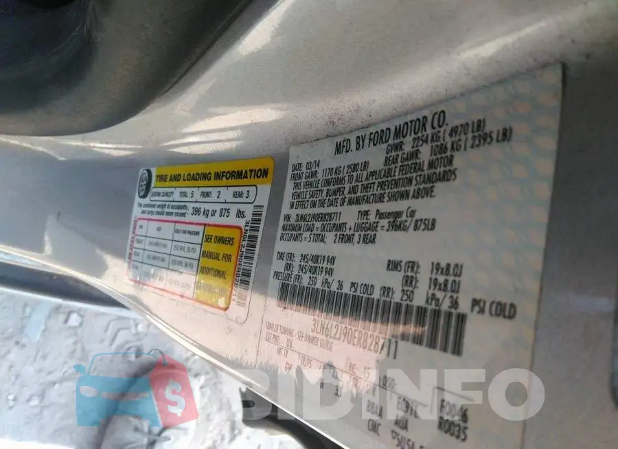 3LN6L2J90ER828711 Photo# 9