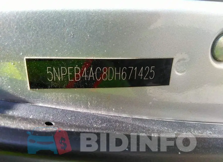5NPEB4AC8DH671425 Photo# 9