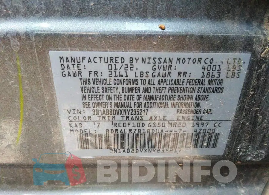 3N1AB8DVXNY235217 Photo# 9