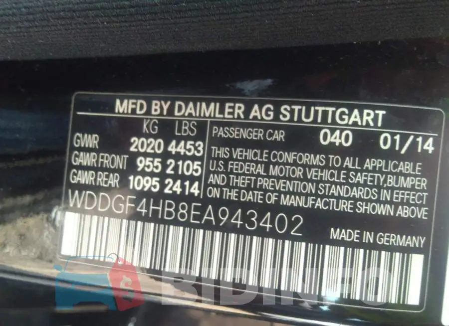 WDDGF4HB8EA943402 Photo# 9