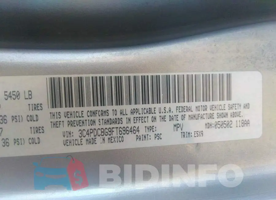 3C4PDCBG9FT696464 Photo# 9