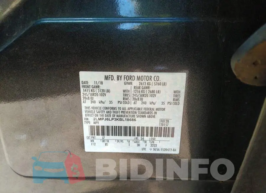 2LMPJ6LP3KBL18686 Photo# 9