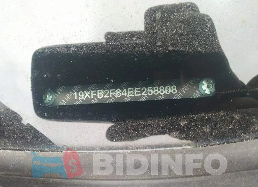 19XFB2F84EE258808 Photo# 9