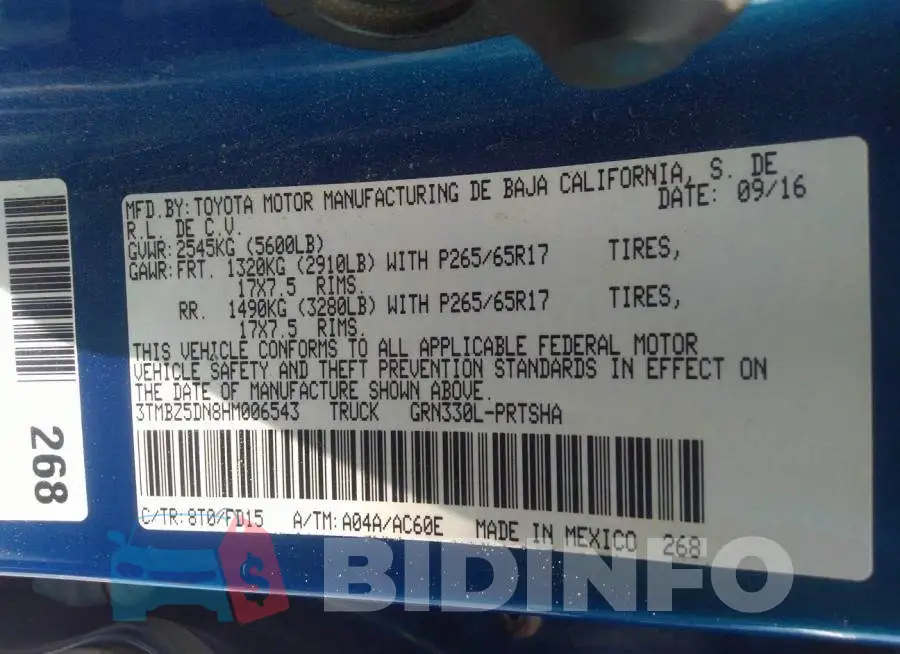 3TMBZ5DN8HM006543 Photo# 9