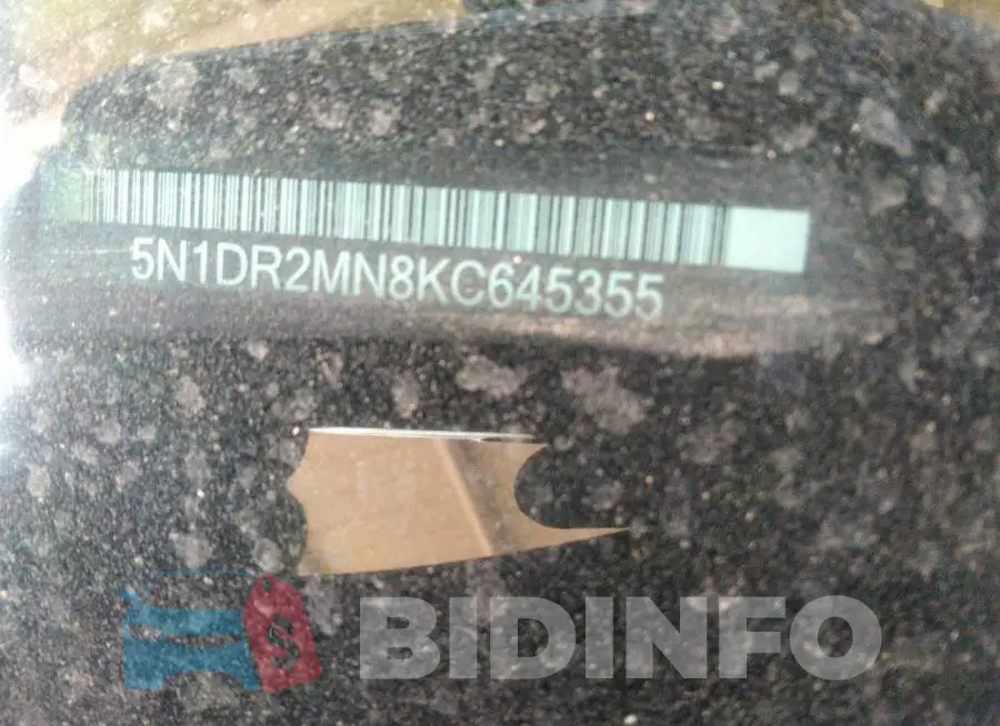 5N1DR2MN8KC645355 Photo# 9