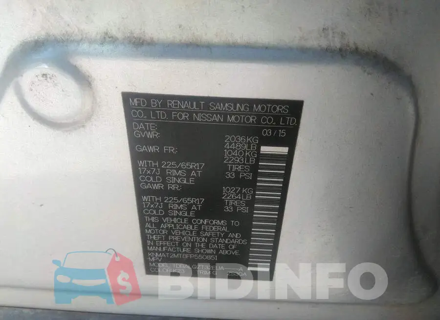 KNMAT2MT8FP550851 Photo# 9